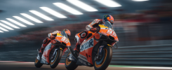 Scène saisissante de MotoGP illustrant les émotions et performances de Quartararo et Marquez