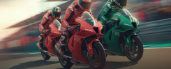Hommage visuel aux pilotes italiens de WorldSBK