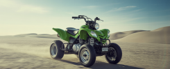 Yamaha Banshee 350 ATV two-stroke classic model reviving heritage in 2025 with vibrant green and black colors