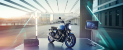 Image d'une moto Yamaha XSR900 combinant technologie et sécurité