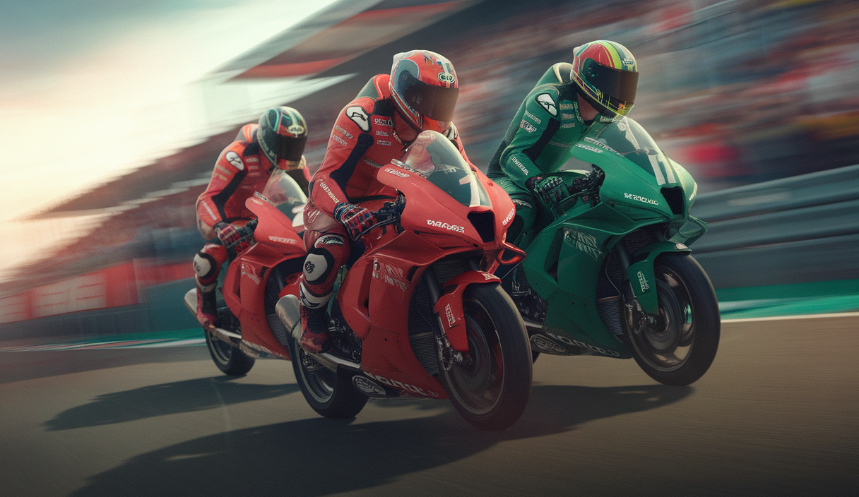 Hommage visuel aux pilotes italiens de WorldSBK