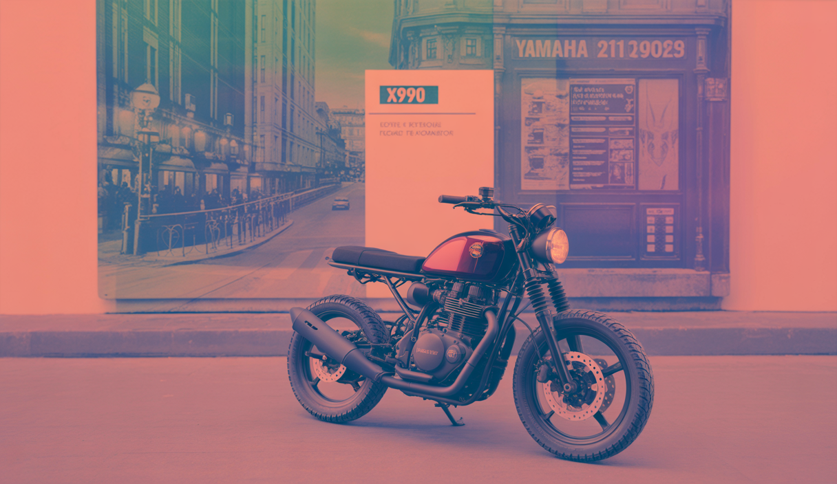 Moto Yamaha XSR900 2025, fusion de design vintage et technologie moderne.